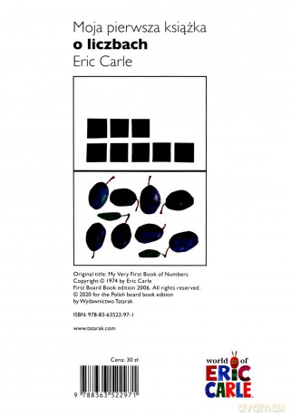 Moja pierwsza książka o liczbach - Eric Carle [KSIĄŻKA]