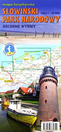 Słowiński Park Narodowy. Ustka-Rowy-Łeba. Mapa turystyczna. Skala 1:40 000