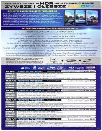 Powrót do przyszłości Trylogia (steelbook) [3xBlu-Ray 4K]+[4xBlu-Ray]