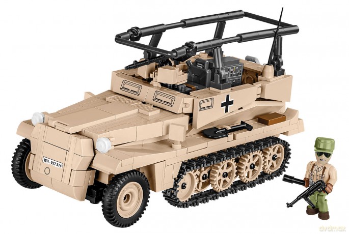 COBI 2526. Sd.Kfz. 250/3. Niemiecki transporter opancerzony Historical Collection 420 el. [KLOCKI]