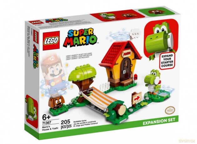 LEGO Super Mario Yoshi i dom Mario - zestaw rozszerzony [KLOCKI]