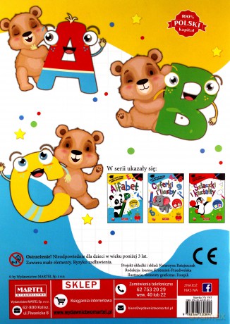 Alfabet. Kolorowanka z naklejkami - Katarzyna Ratajszczak [KSIĄŻKA]