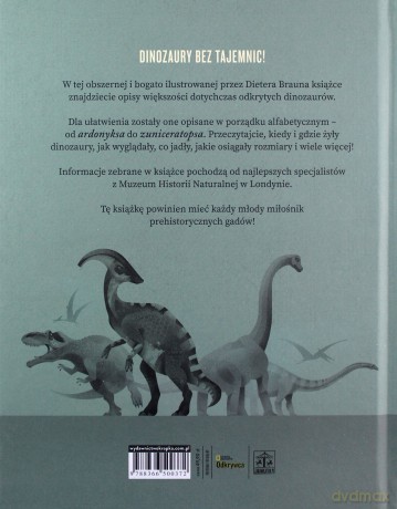 Dinozaury od A do Z - Dieter Braun, Matthew Baron [KSIĄŻKA]