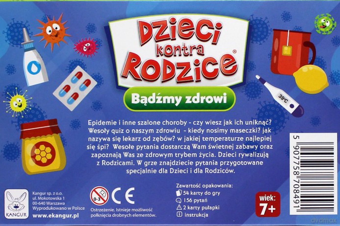 Dzieci kontra Rodzice Bądźmy zdrowi [GRA]