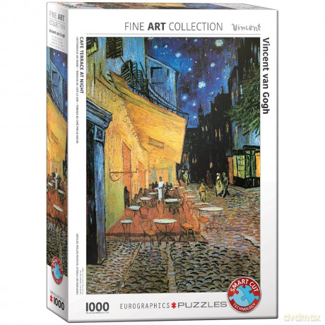 EUROGRAPHICS 1000 el. Kawiarnia i taras w nocy [PUZZLE]