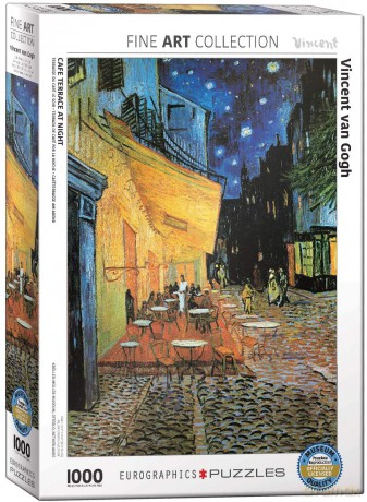 EUROGRAPHICS 1000 el. Kawiarnia i taras w nocy [PUZZLE]