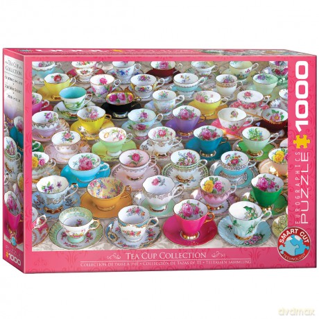 EUROGRAPHICS 1000 el. Kolekcja filiżanek [PUZZLE]