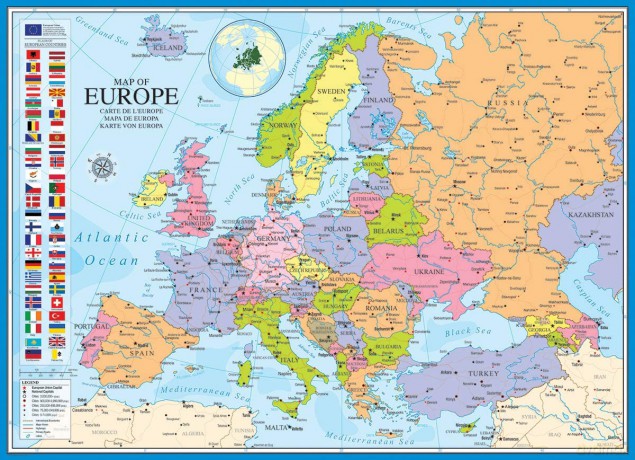 EUROGRAPHICS 1000 el. Mapa Europy [PUZZLE]