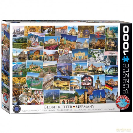EUROGRAPHICS 1000 el. Pocztówki z Niemiec [PUZZLE]