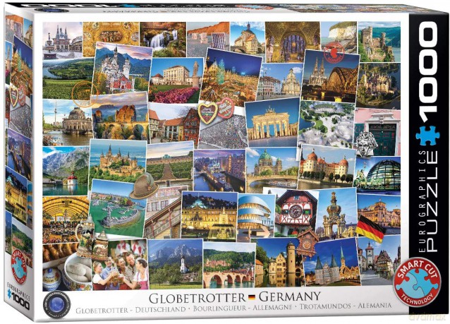 EUROGRAPHICS 1000 el. Pocztówki z Niemiec [PUZZLE]