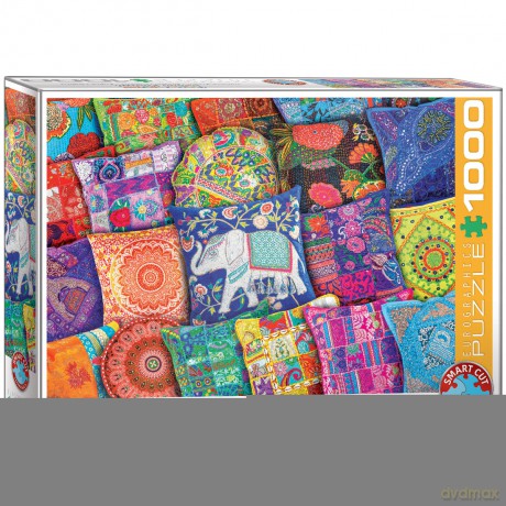 EUROGRAPHICS 1000 el. Poduszki indyjskie [PUZZLE]