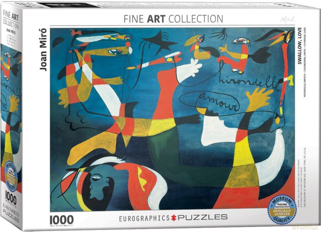 EUROGRAPHICS 1000 el. Swallow Love [PUZZLE]
