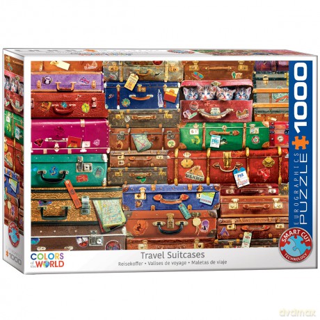 EUROGRAPHICS 1000 el. Walizki podróżne [PUZZLE]