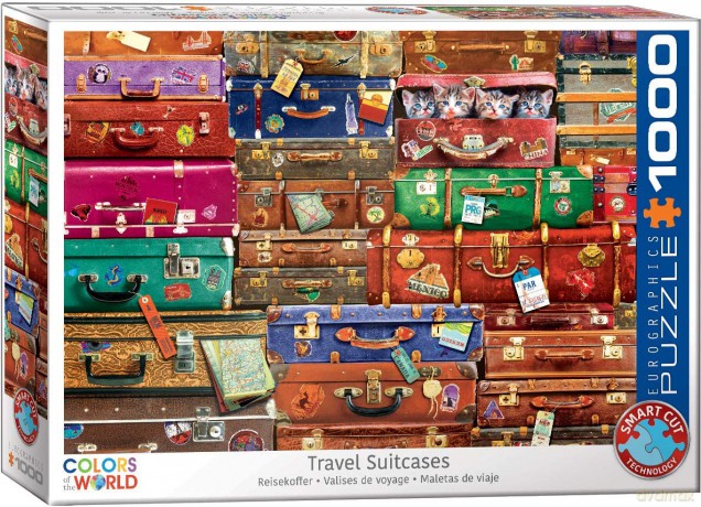 EUROGRAPHICS 1000 el. Walizki podróżne [PUZZLE]