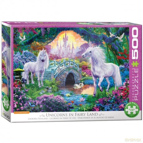 EUROGRAPHICS 500 el. Jednorożce [PUZZLE]