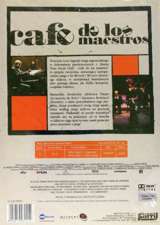 Cafe de los Maestros [DVD]