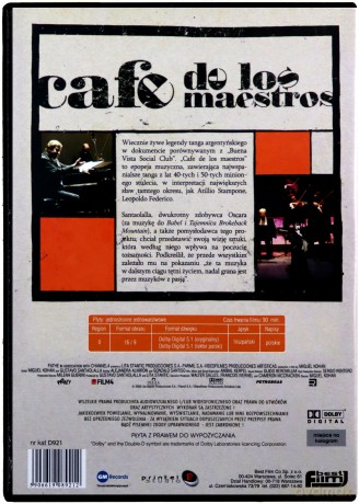 Cafe de los Maestros [DVD]