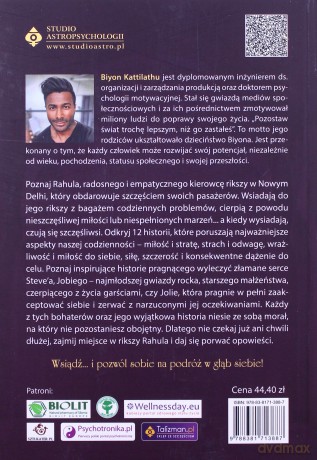 Hinduskie opowieści kierowcy rikszy. 12 inspirujących historii o miłości, stracie, odwadze, sile i konsekwentnym dążeniu do celu - Biyon Kattilathu [KSIĄŻKA]