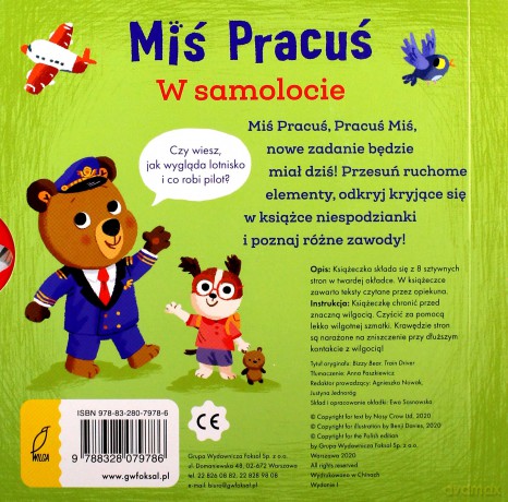 Miś Pracuś w samolocie [KSIĄŻKA]