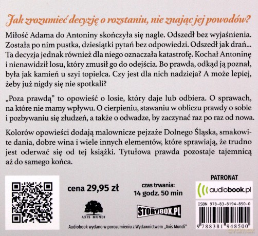 Poza prawdą - Edyta Kahl-Łuczyńska [AUDIOBOOK]