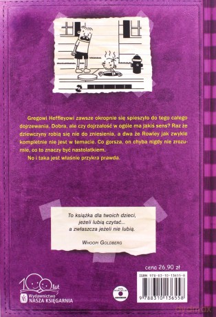 Przykra prawda. Dziennik cwaniaczka (Tom 5) - Jeff Kinney [KSIĄŻKA]