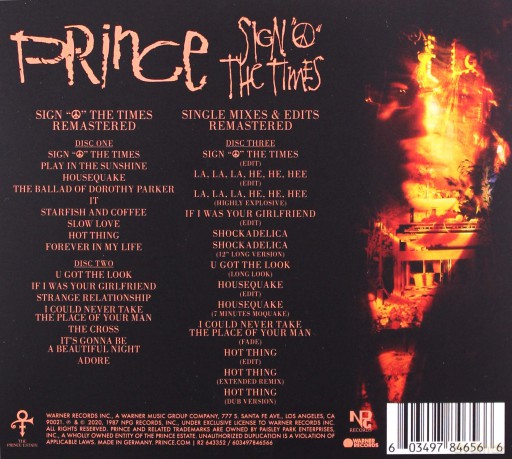 Prince: Sign O' The Times (Deluxe Edition) [3CD]