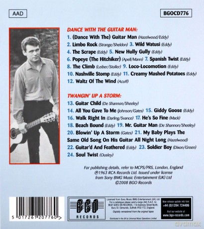 Duane Eddy: Dance With The Guitar Man/ Twanging Up A Storm [CD]