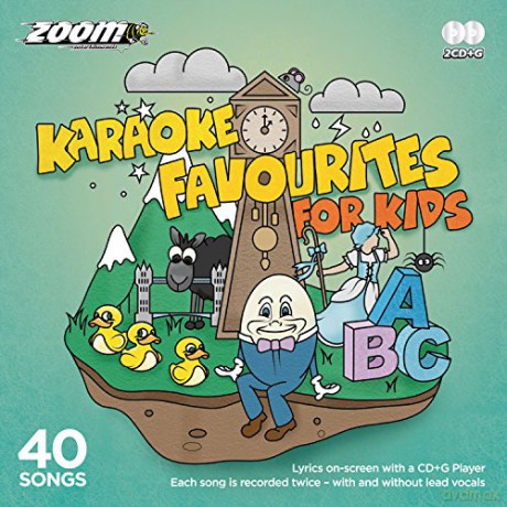 Zoom Karaoke: Karaoke Favourites For Kids (With And Without Lead Vocals) - 40 Songs [2xCD]