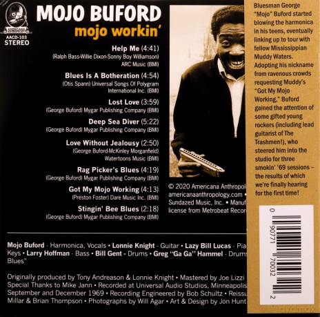 Mojo Buford: Mojo Workin [CD]