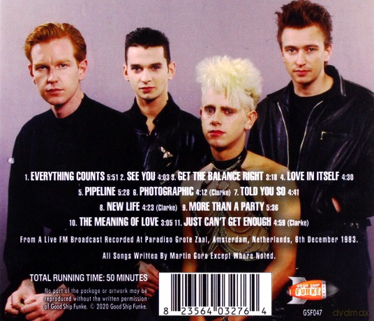 Depeche Mode: New Life In The Netherlands [CD]