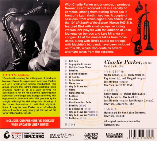 Charlie Parker: South Of The Border [CD]