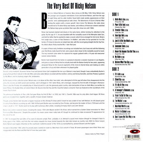 Ricky Nelson: Very Best Of [Winyl]