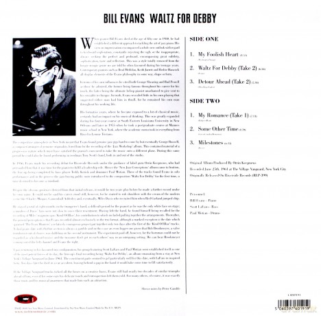 Bill Evans: Waltz For Debby [Winyl]