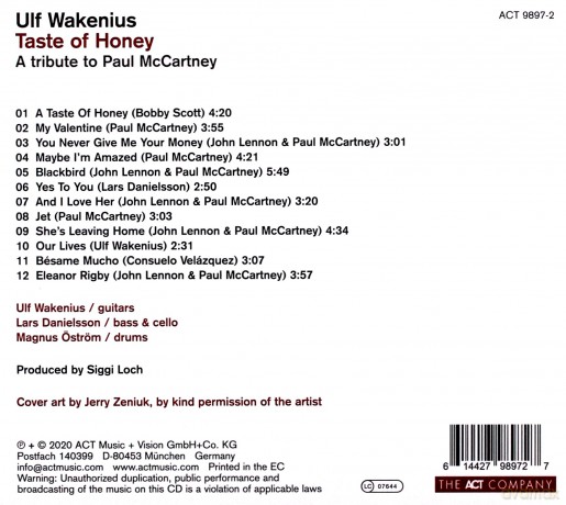Ulf Wakenius: Taste Of Honey [CD]
