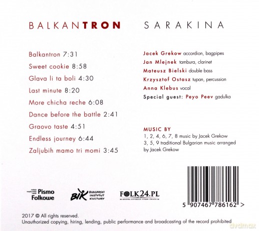 Sarakina: Balkantron [CD]