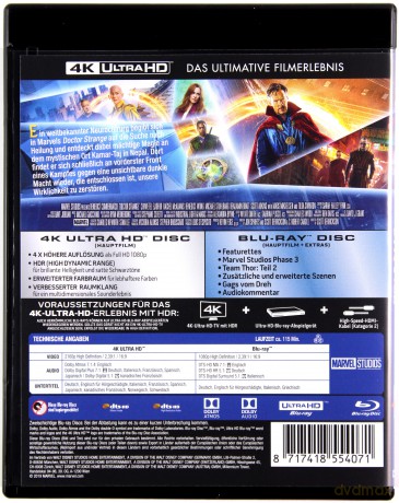 Doctor Strange [Blu-Ray 4K]+[Blu-Ray]
