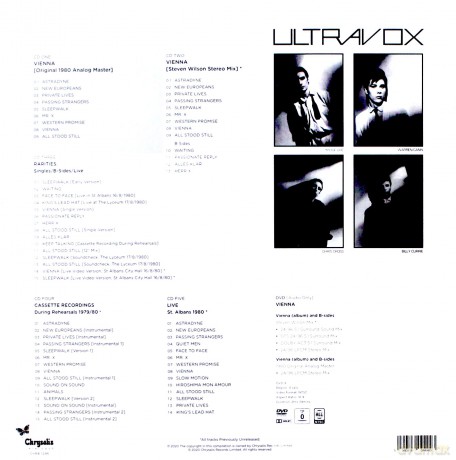 Ultravox: Vienna (Deluxe) [DVD]+[5CD]