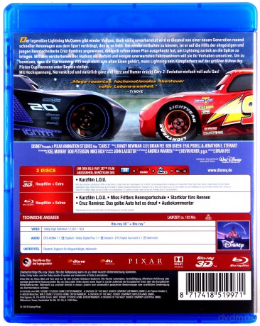 Cars 3 (Auta 3) (Disney) [Blu-Ray 3D]+[Blu-Ray]
