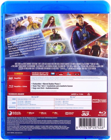 Doctor Strange [Blu-Ray 3D]+[Blu-Ray]