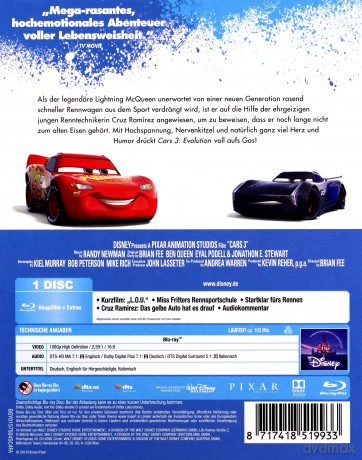 Cars 3 (Auta 3) (Disney) [Blu-Ray]