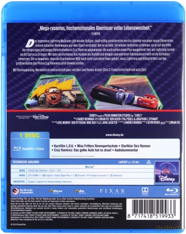 Cars 3 (Auta 3) (Disney) [Blu-Ray]