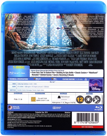 Maleficent (Czarownica) (Disney) [Blu-Ray]