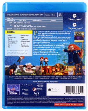 Brave (Merida Waleczna) (Disney) [Blu-Ray]