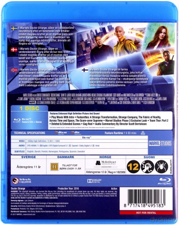 Doctor Strange [Blu-Ray]