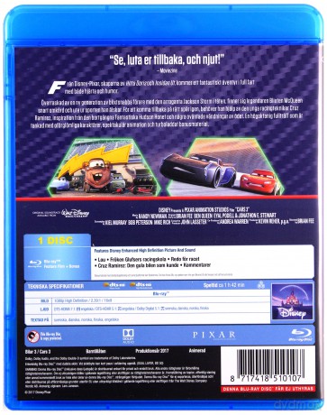 Cars 3 (Auta 3) (Disney) [Blu-Ray]