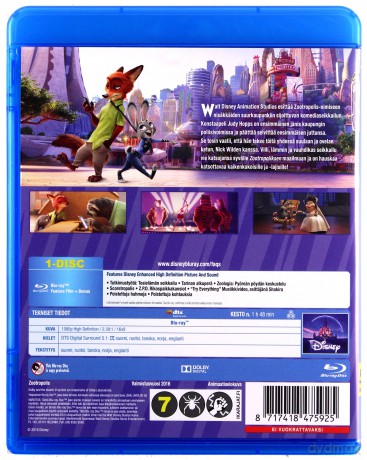 Zootopia (Zwierzogród) (Disney) [Blu-Ray]