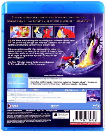 Sleeping Beauty (Śpiąca królewna) (Disney) [Blu-Ray]