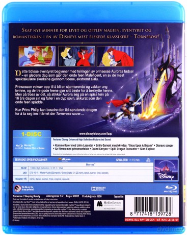 Sleeping Beauty (Śpiąca królewna) (Disney) [Blu-Ray]