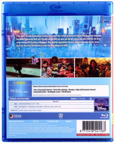 Ralph Breaks the Internet (Ralph Demolka w internecie) (Disney) [Blu-Ray]