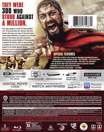 300 [Blu-Ray 4K]+[Blu-Ray]